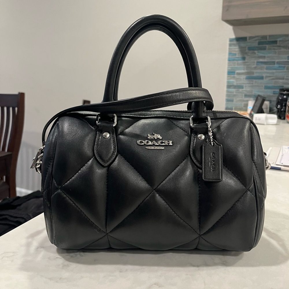 Coach Bag: Rowan Satchel (Diamond Quilted)